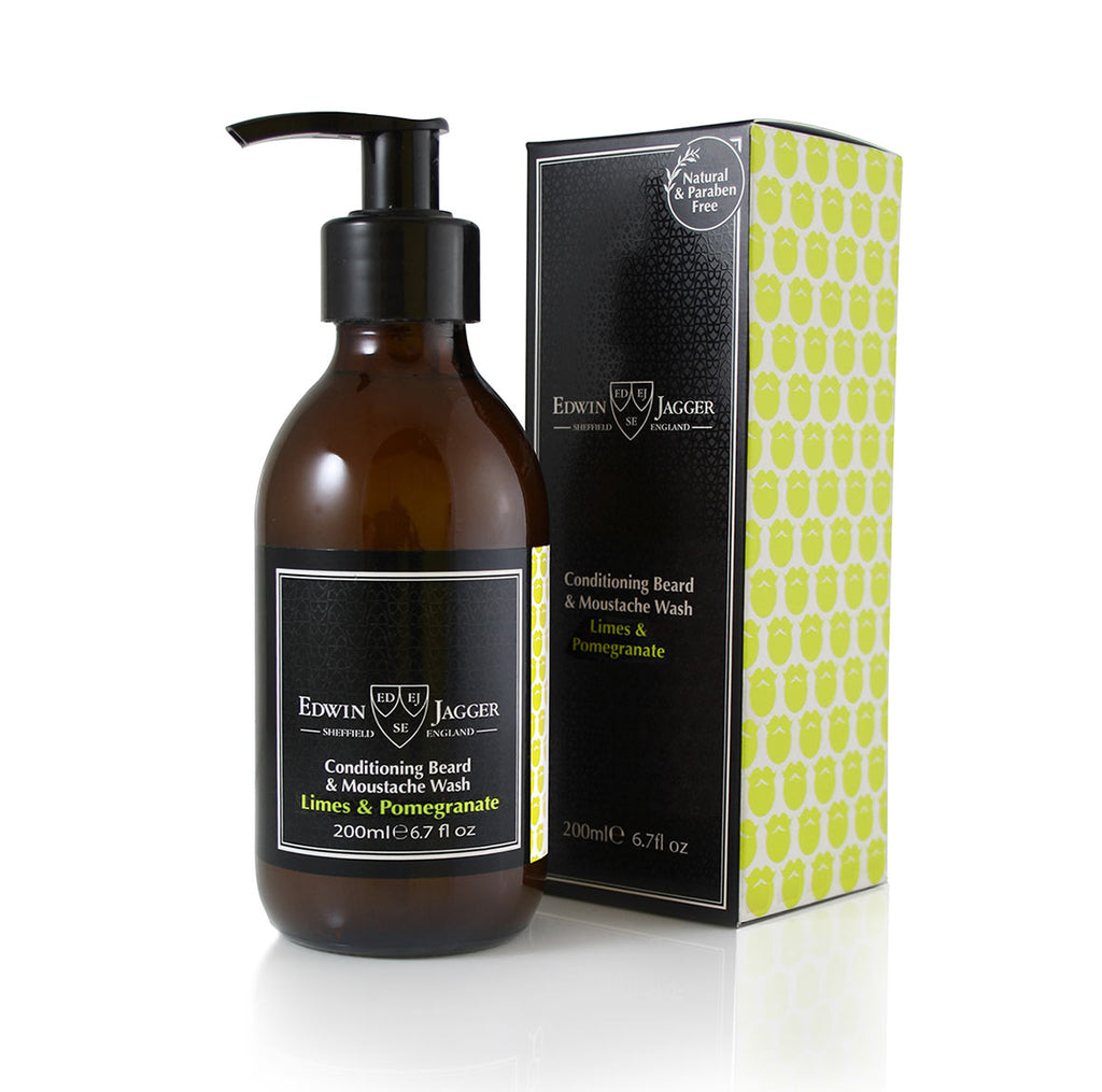 Edwin Jagger Beard Wash Lime and Pomegranate