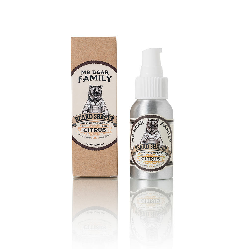 Mr Bear Family Beard Shaper Citrus