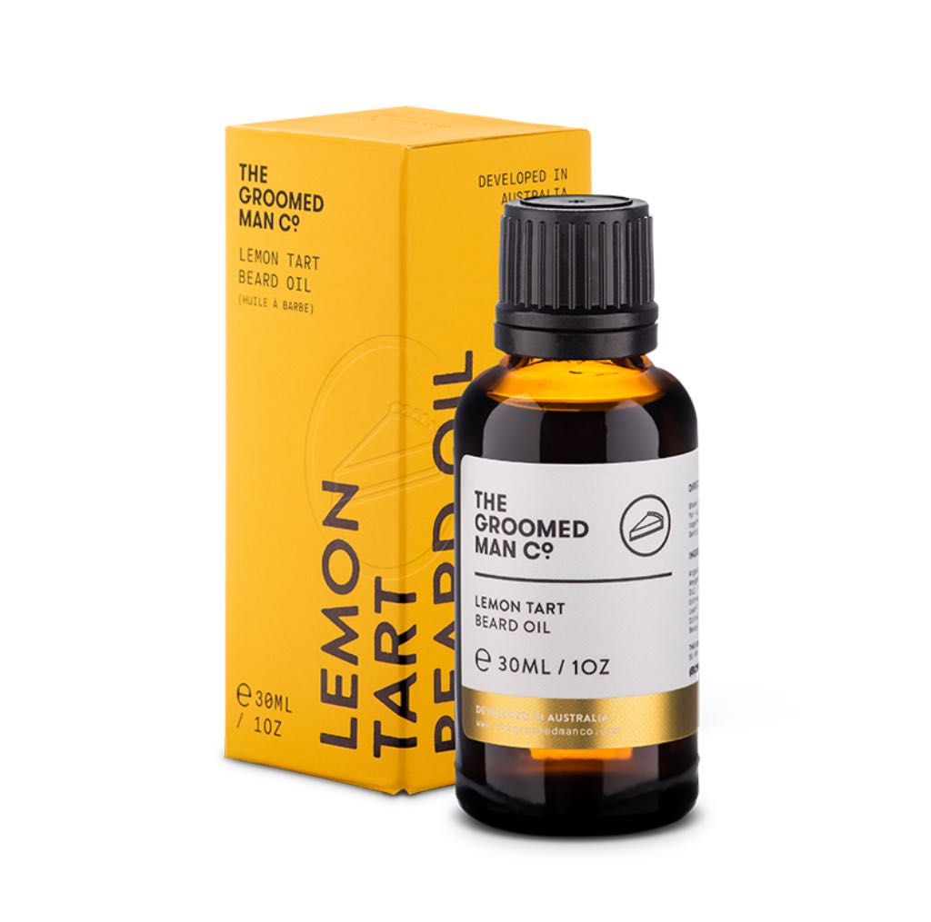 The Groomed Man Co Lemon Tart Beard Oil