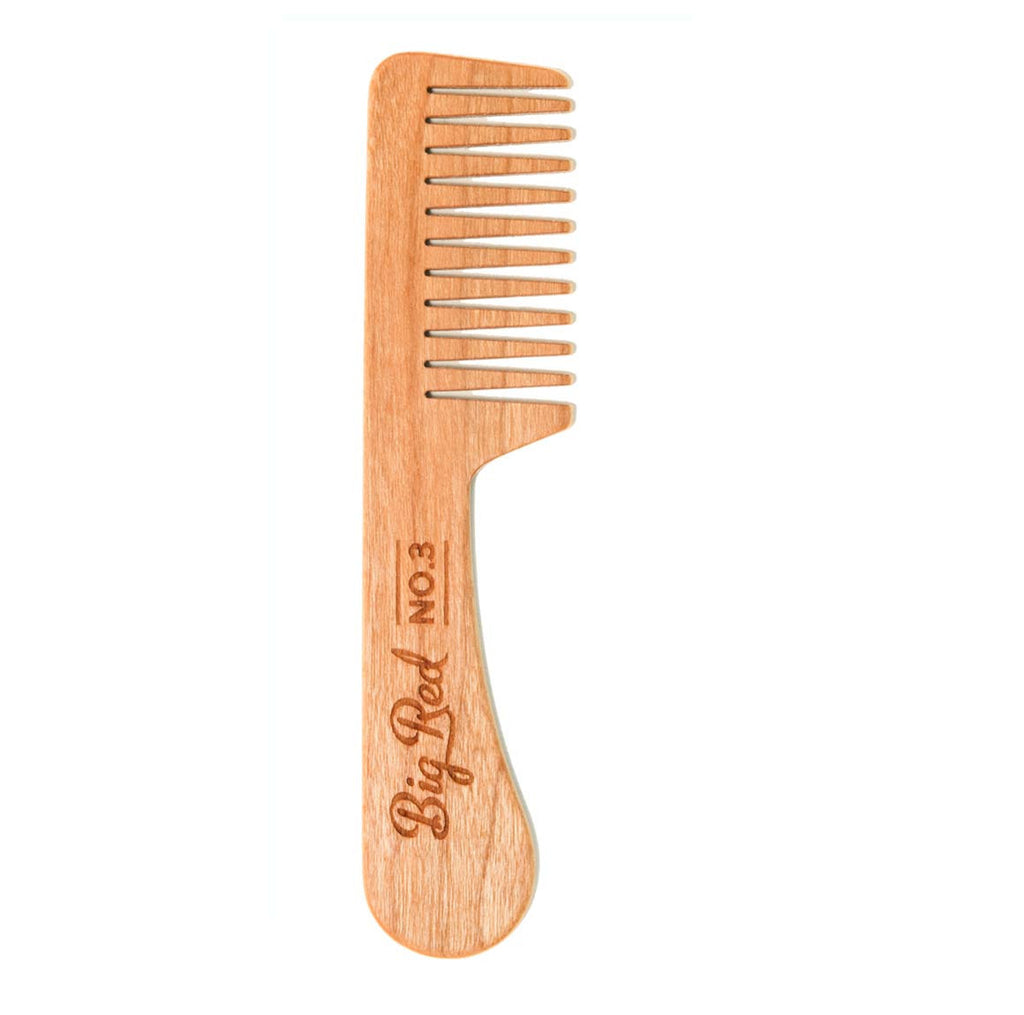 Big Red - No. 3 Beard Comb - Cherry