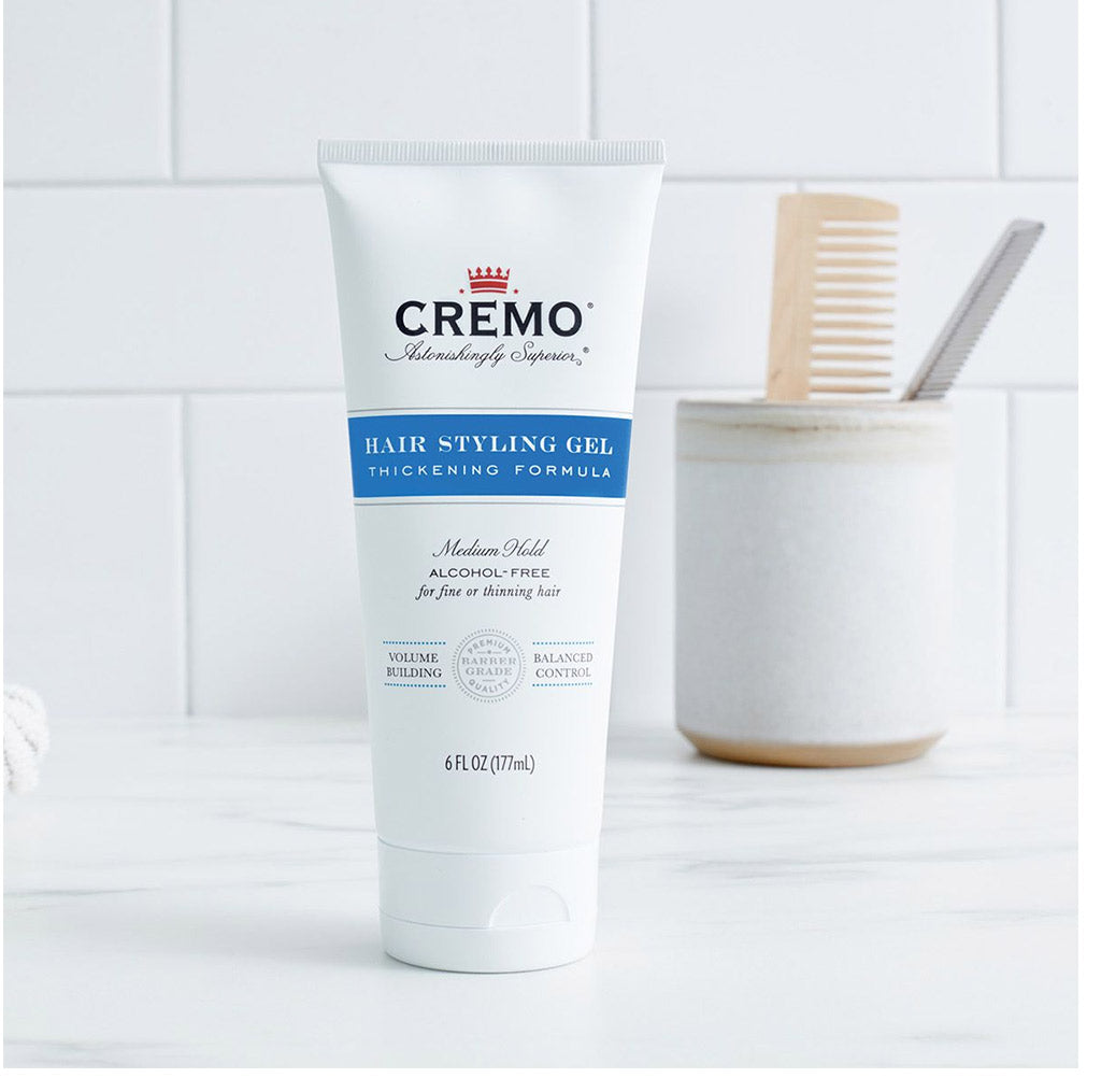 Cremo, Thickening Hair Styling Gel, Free Delivery – The Beard Shed
