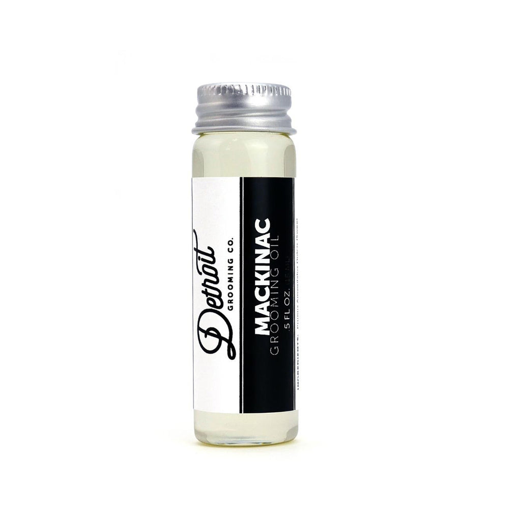 Detroit Grooming Co Mackinac Beard Oil Peppermint and Cedarwood