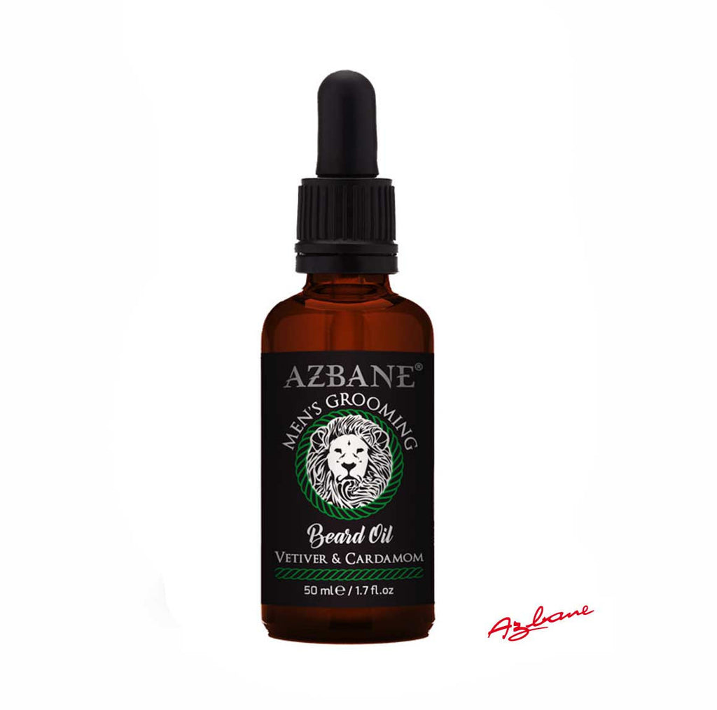 Azbane Vetiver and Cardamom Moroccan Argan Beard Oil