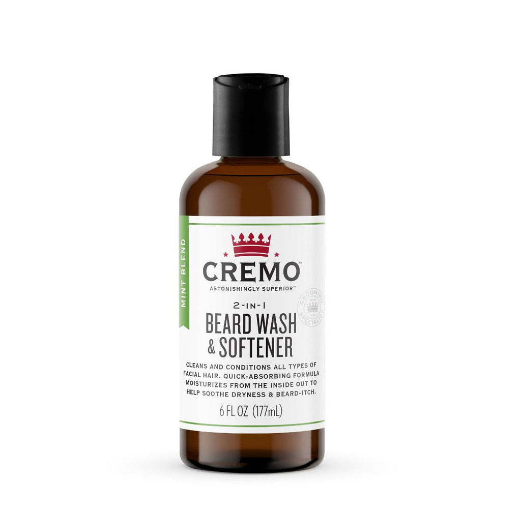 Cremo Mint Blend 2 in 1 Beard Wash and Softener