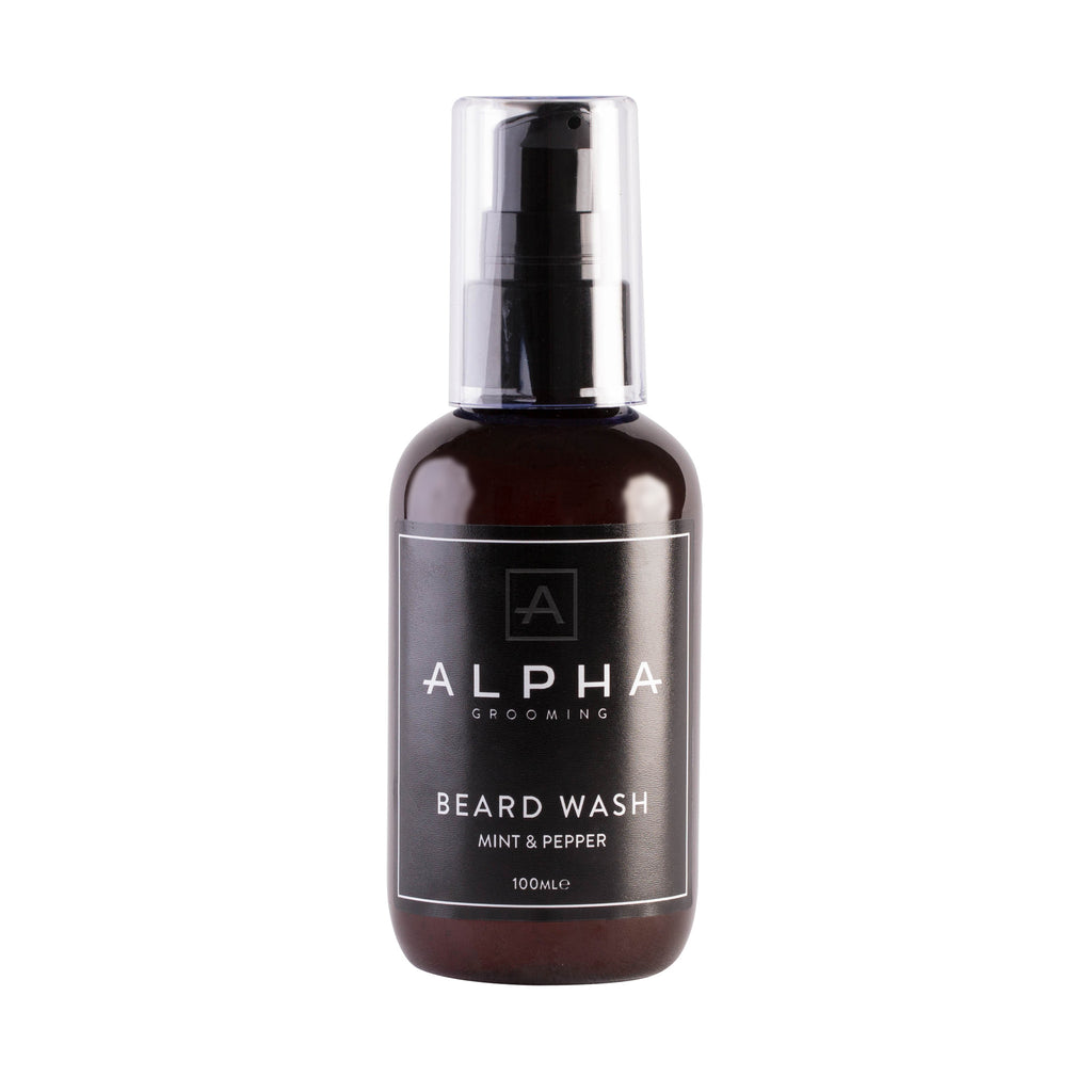 Beard Wash Mint and Pepper Alpha Grooming 
