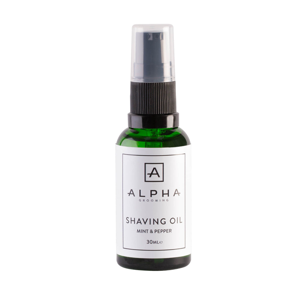 Alpha Grooming Shaving Oil, Mint and Pepper