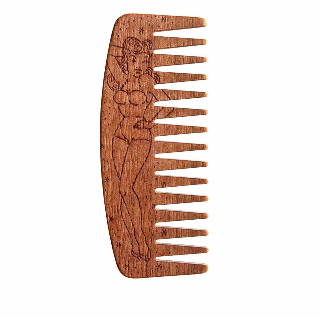 Big red no.9 pin up comb