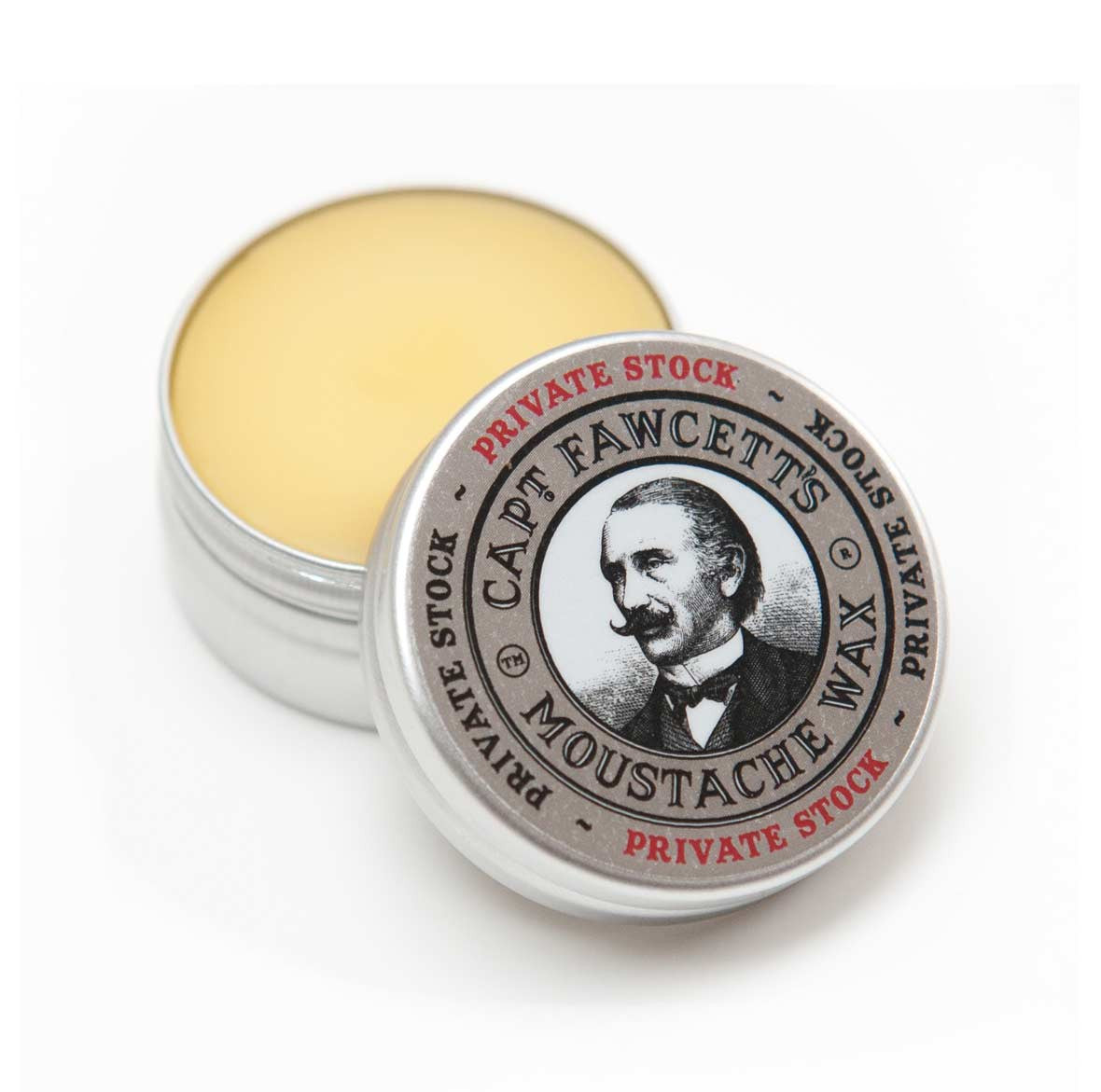 Captain Fawcett - Private Stock Moustache Wax (15ml) – The Beard Shed