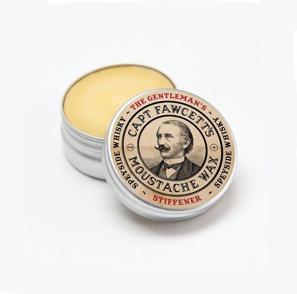 Captain Fawcett Gentleman's Stiffener Malt Whisky Moustache Wax