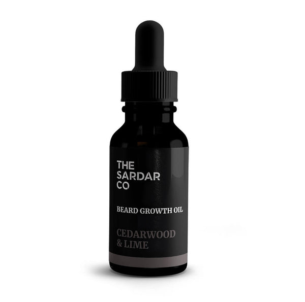 The Sardar Co Cedarwood & Lime Beard Growth Oil