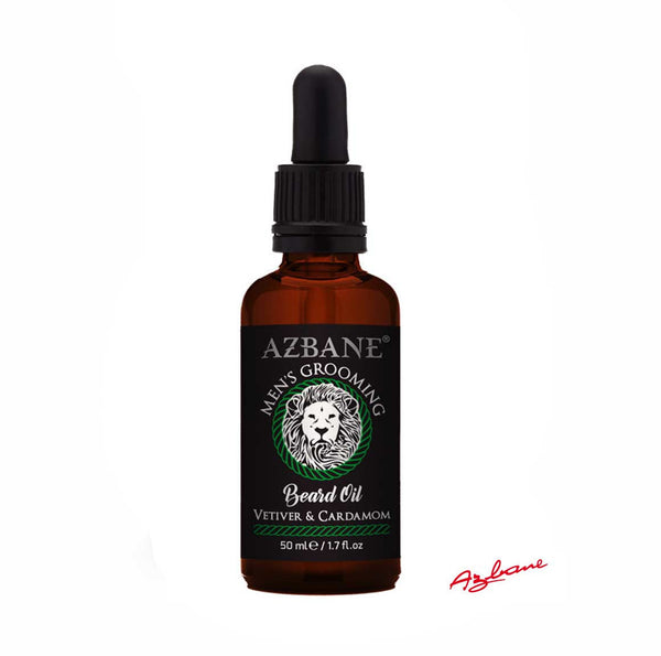 Azbane Vetiver and Cardamom Moroccan Argan Beard Oil 
